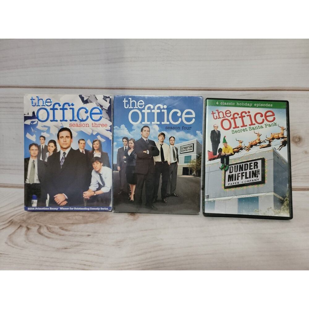 The Office - Seasons 3 & 4 ( Sealed ) & Secret Santa Pack 4 Episodes DVDs